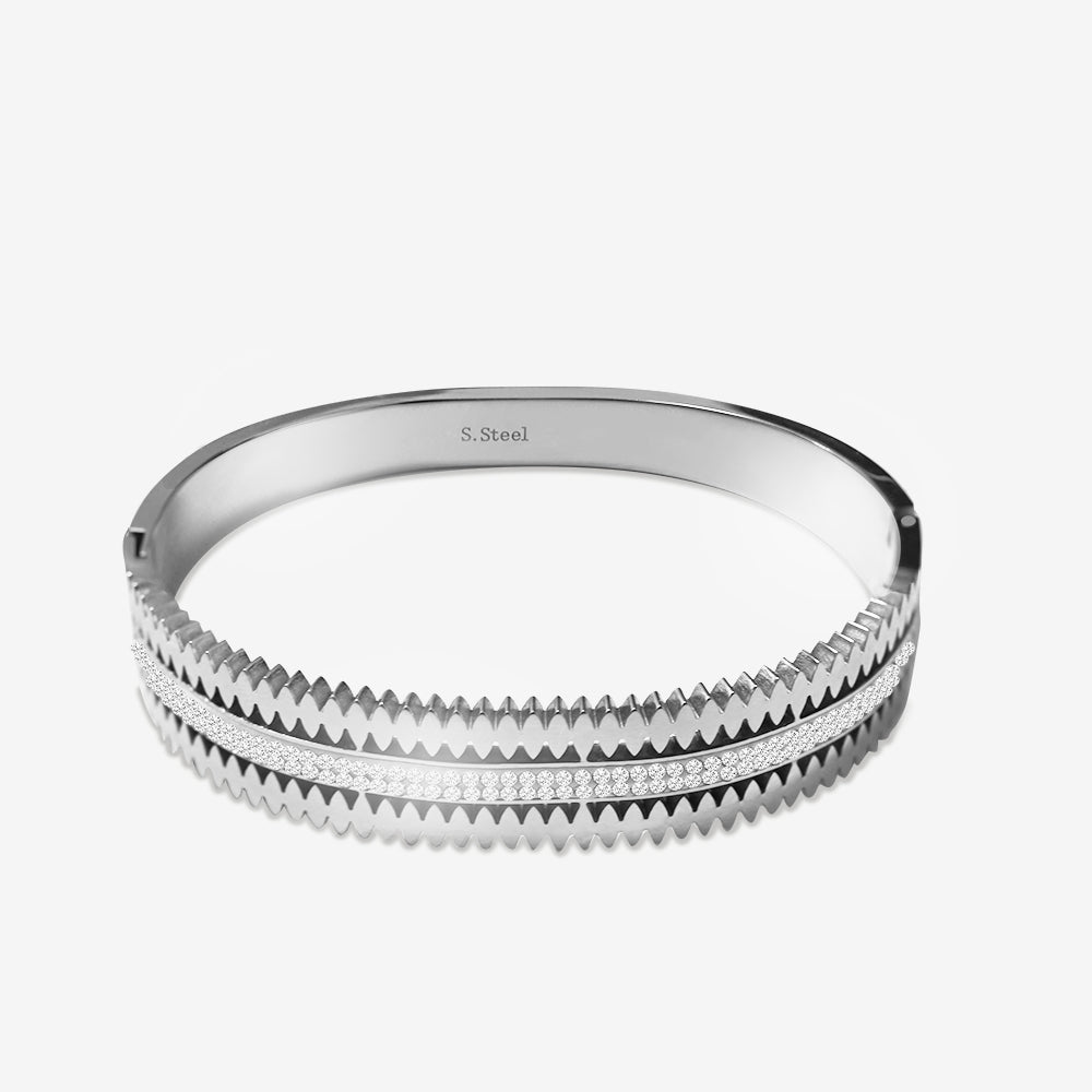 Bracciale Rigido Con Strass