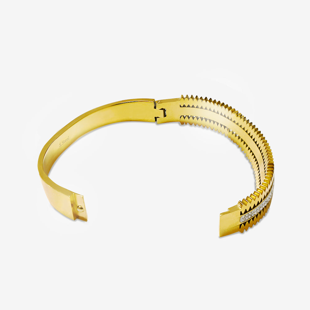 Bracciale Rigido Con Strass