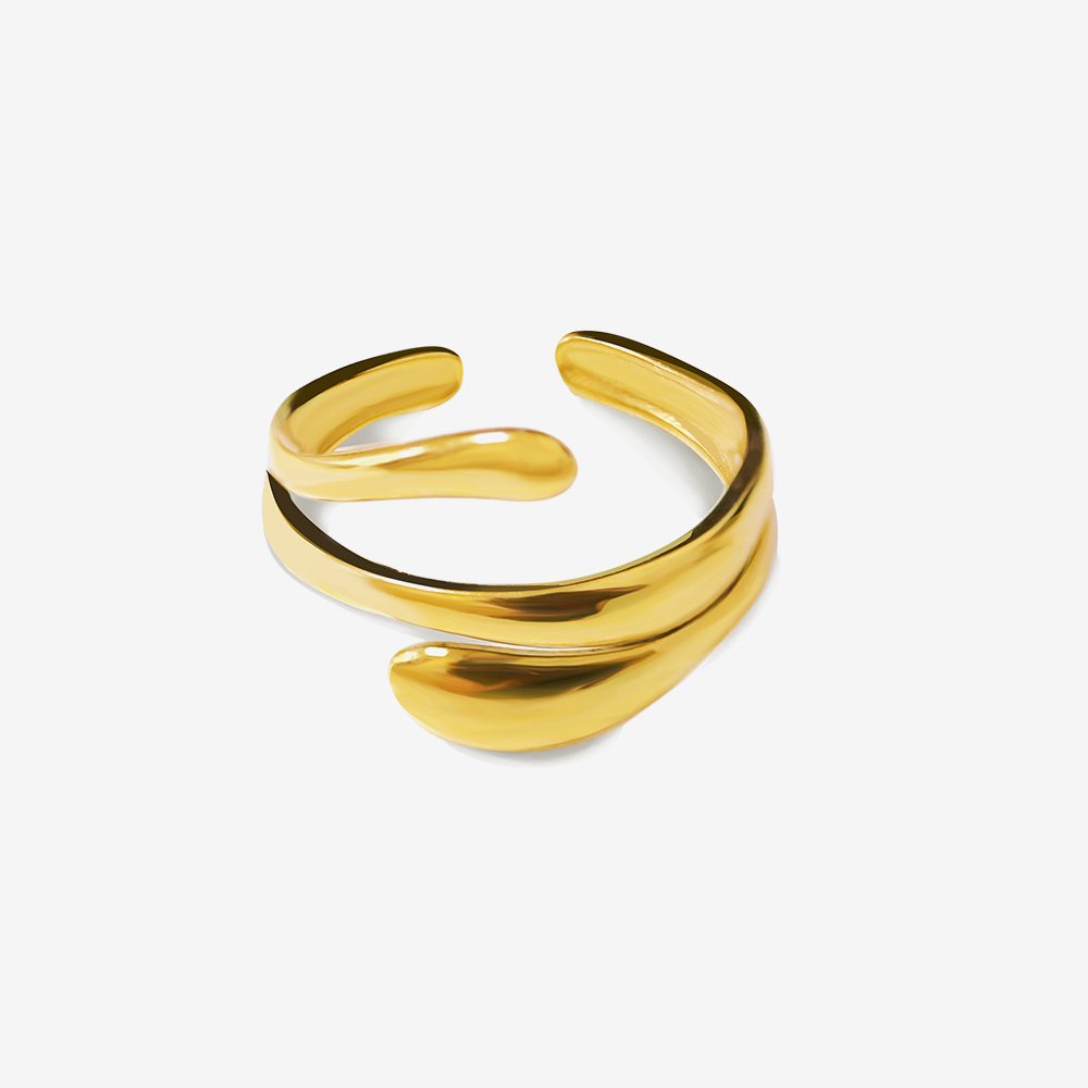 Anello Aperto Regolabole Serpente
