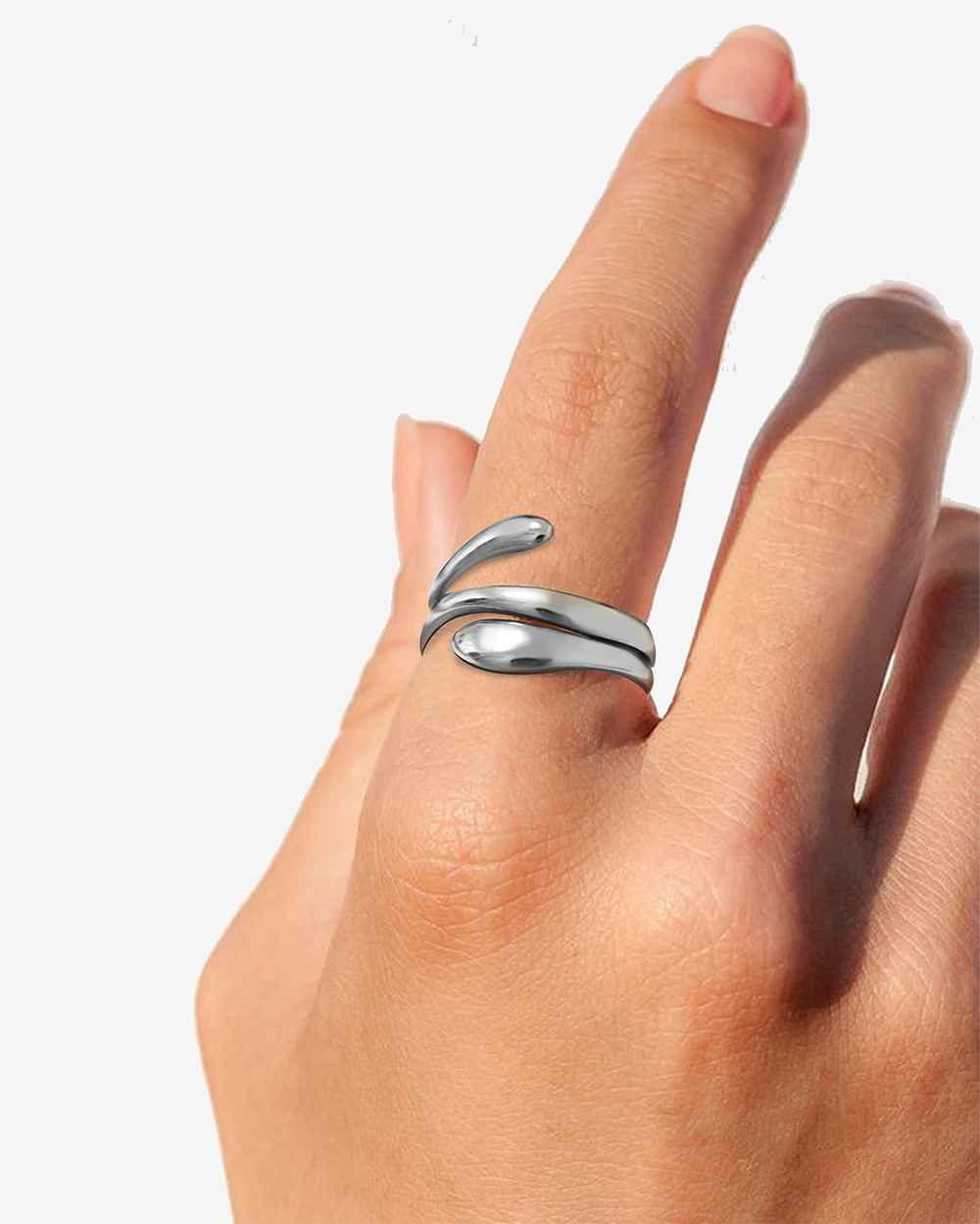 Anello Aperto Regolabole Serpente