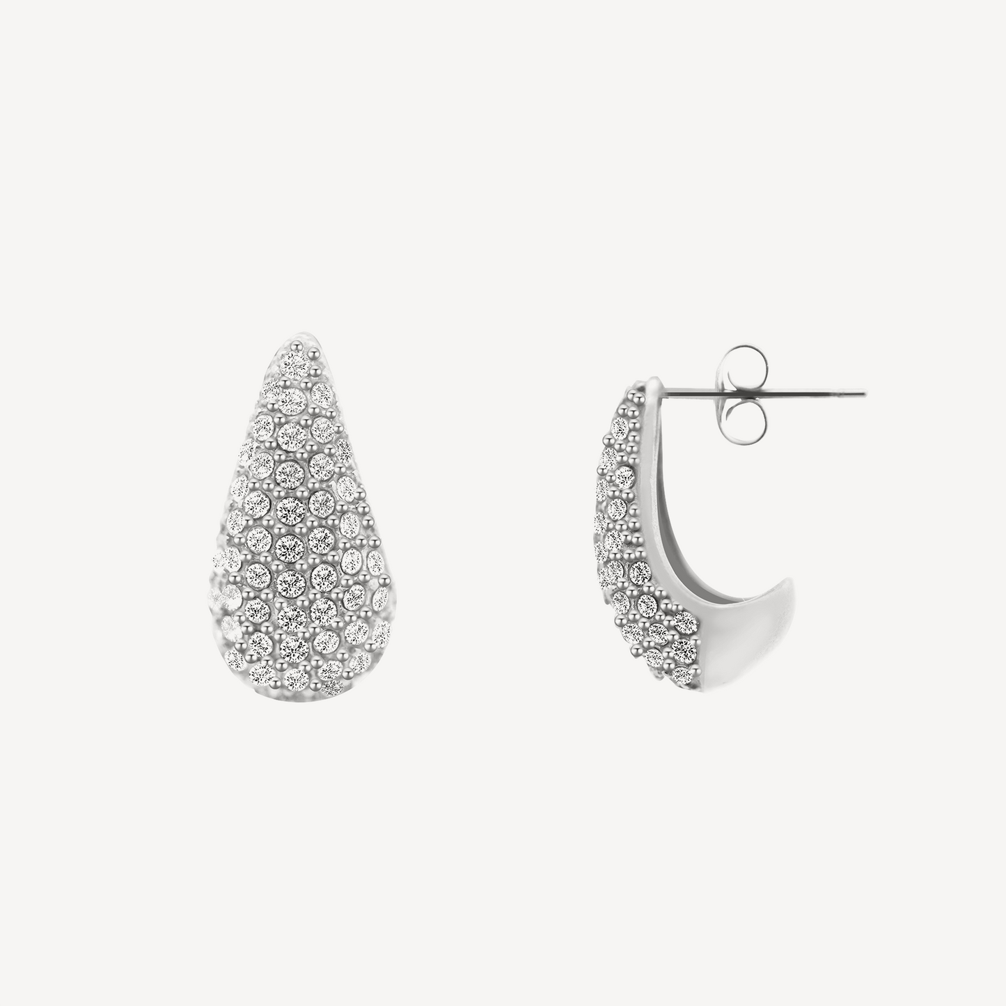 Orecchini A Goccia Con Strass