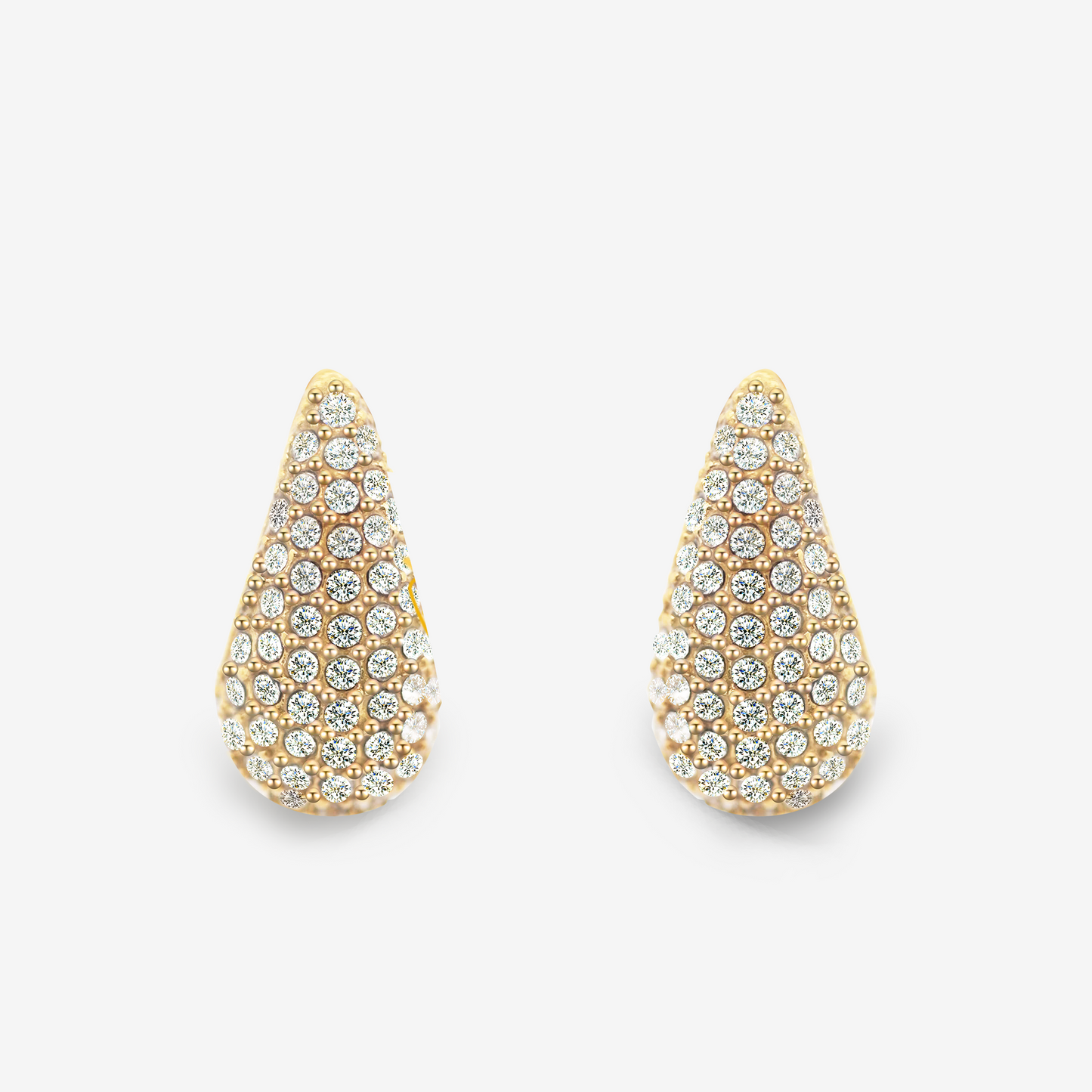 Orecchini A Goccia Con Strass