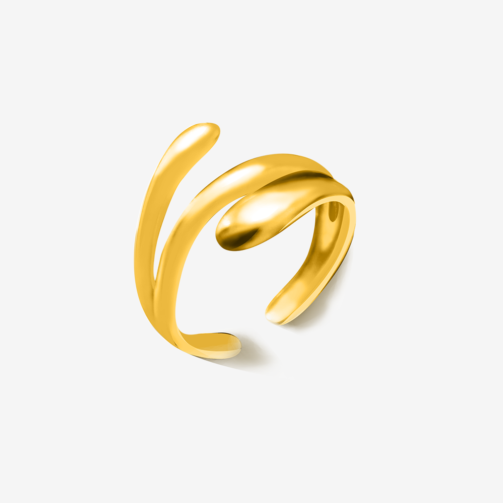 Anello Aperto Regolabole Serpente