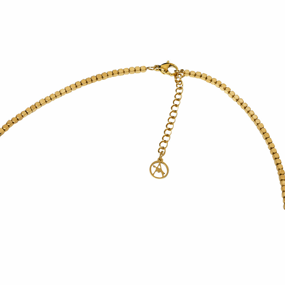 Collana di Perline Quadrate