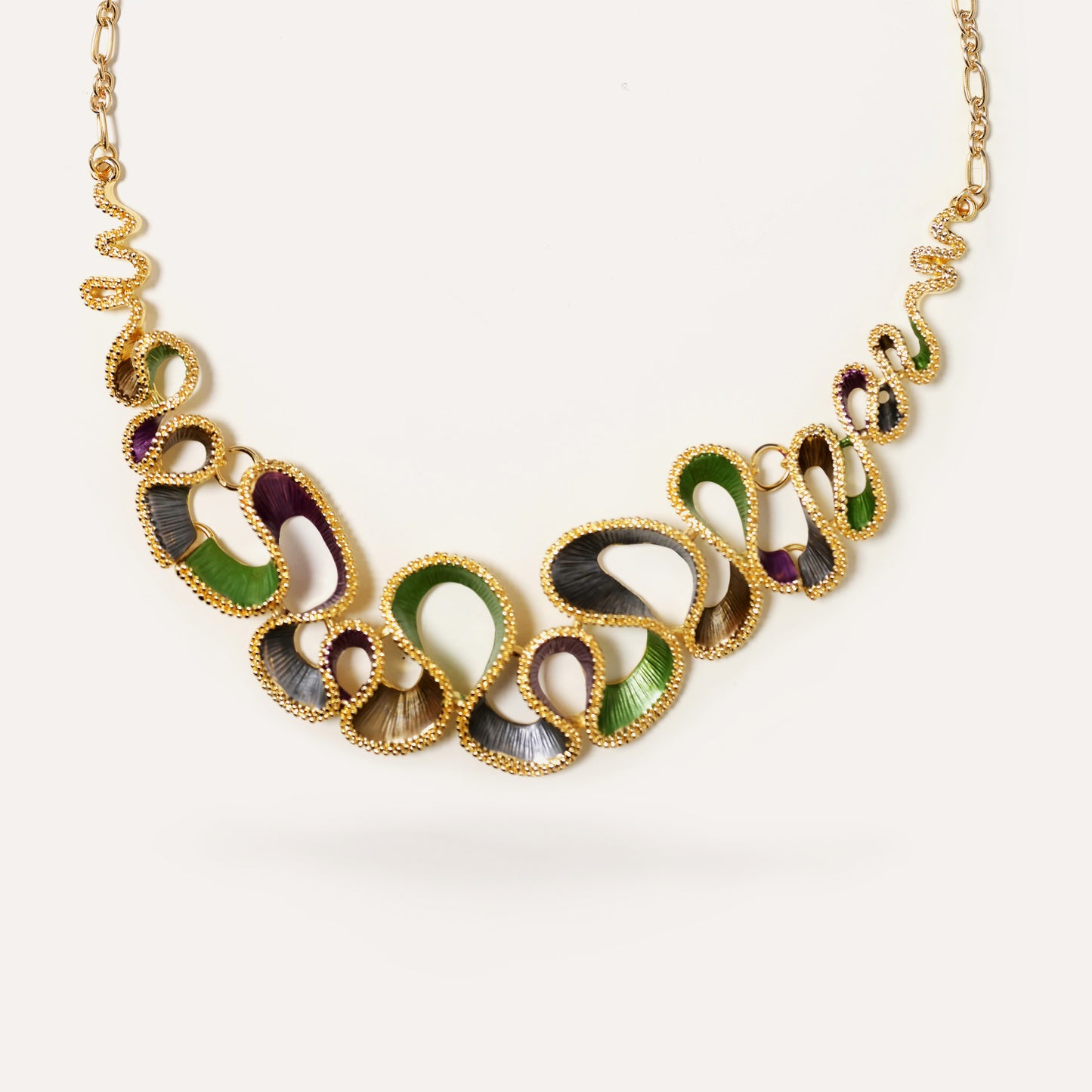 Collana Ondulata Smaltata