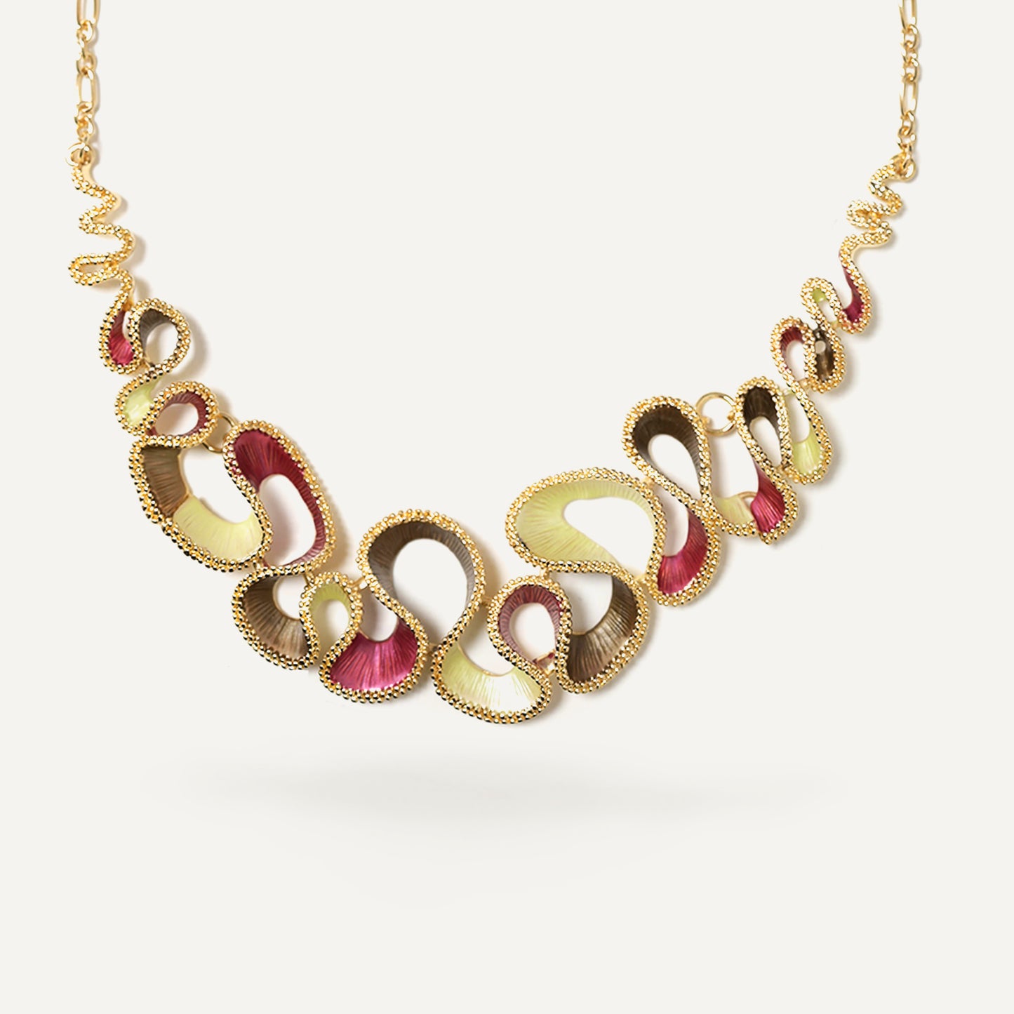 Collana Ondulata Smaltata