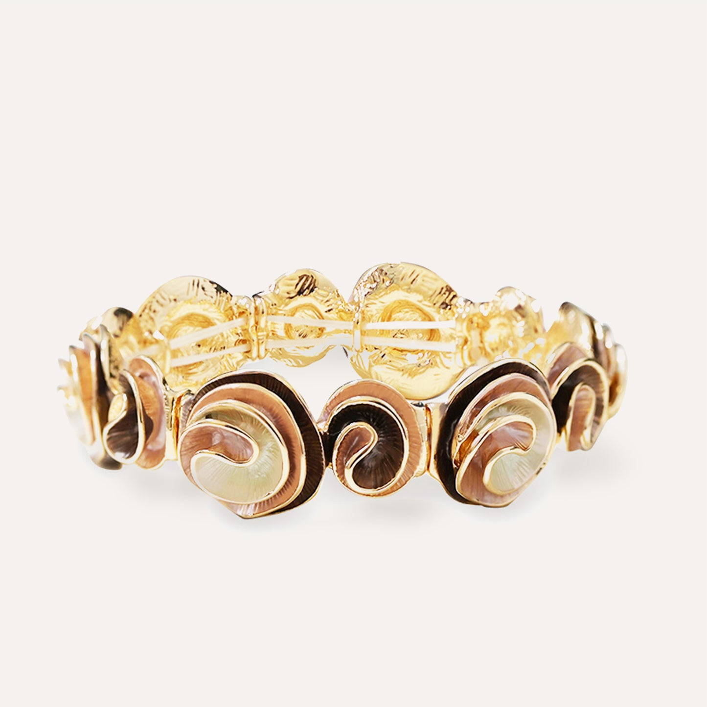 Bracciale Elastico Spirale Smaltata