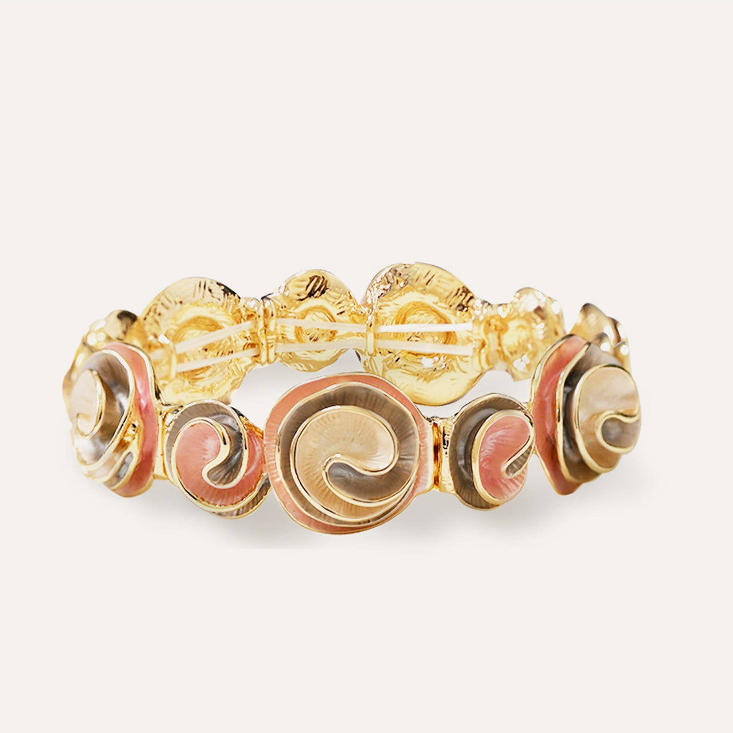 Bracciale Elastico Spirale Smaltata