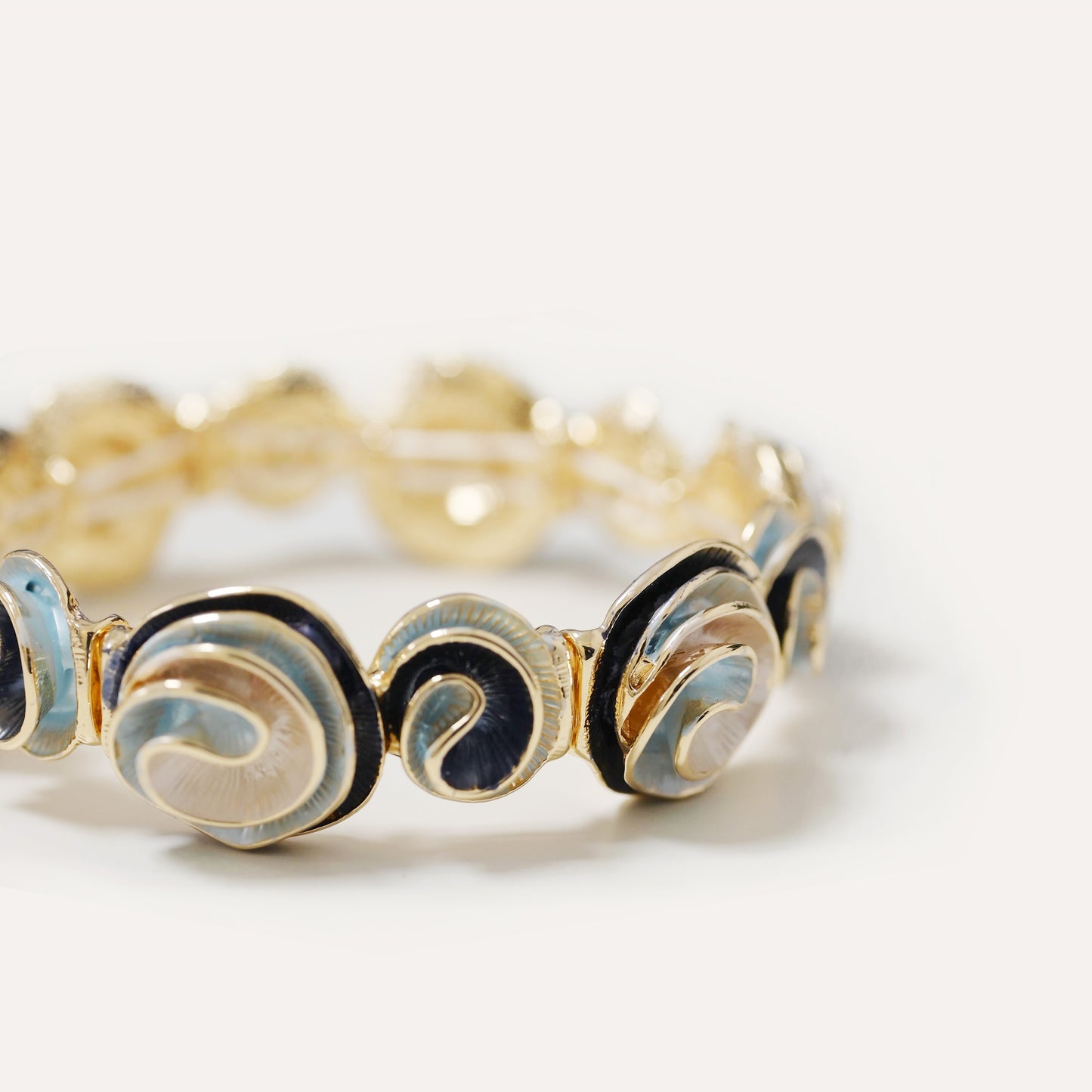 Bracciale Elastico Spirale Smaltata