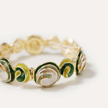 Bracciale Elastico Spirale Smaltata