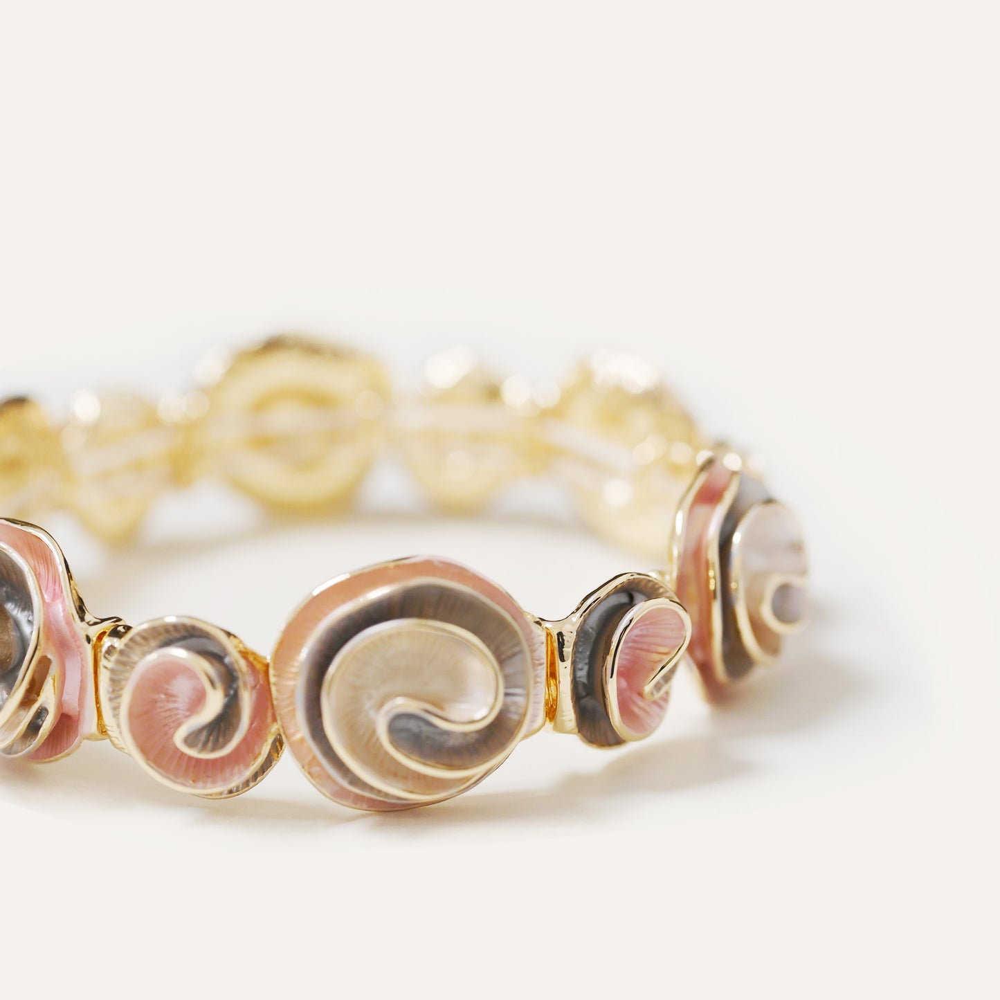 Bracciale Elastico Spirale Smaltata