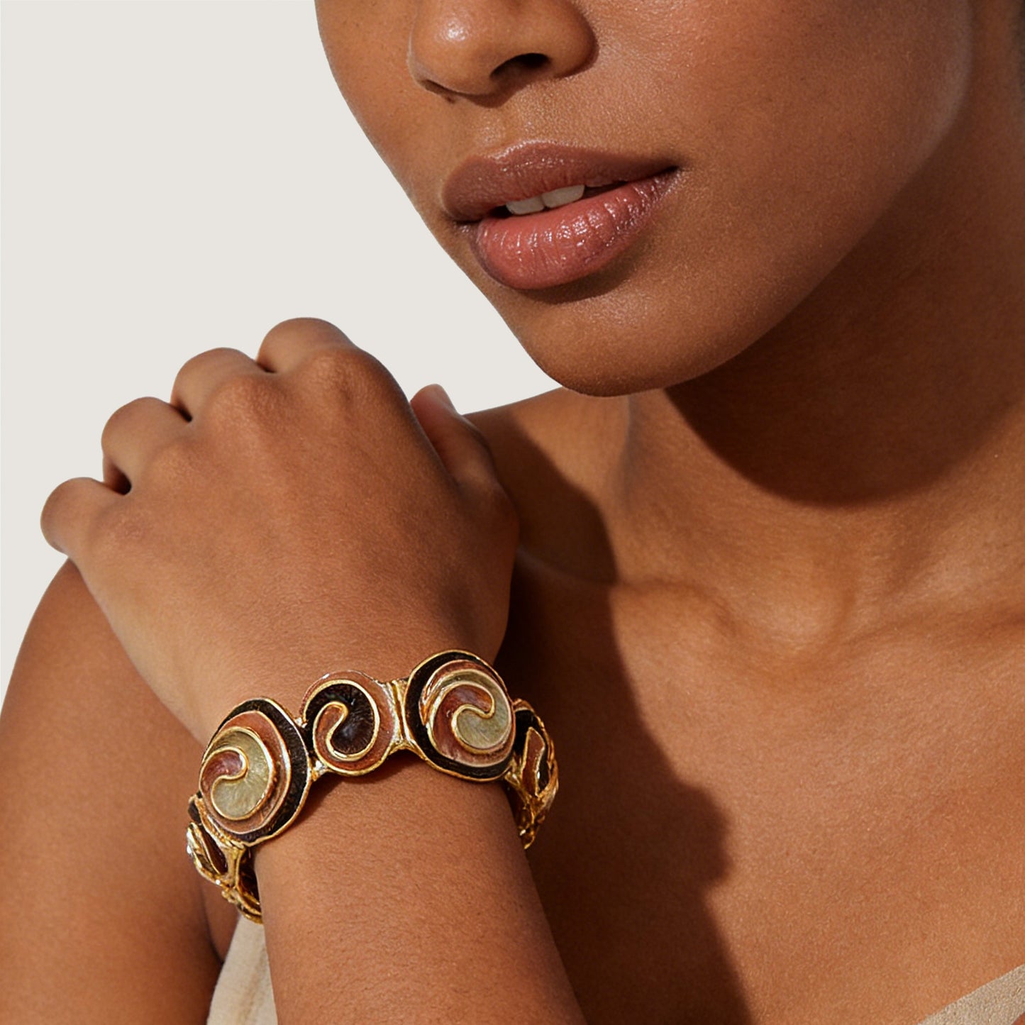 Bracciale Elastico Spirale Smaltata