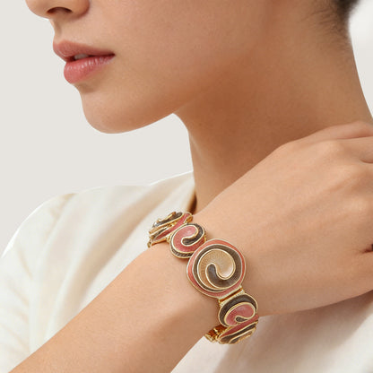 Bracciale Elastico Spirale Smaltata
