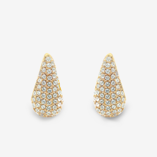 Orecchini A Goccia Con Strass